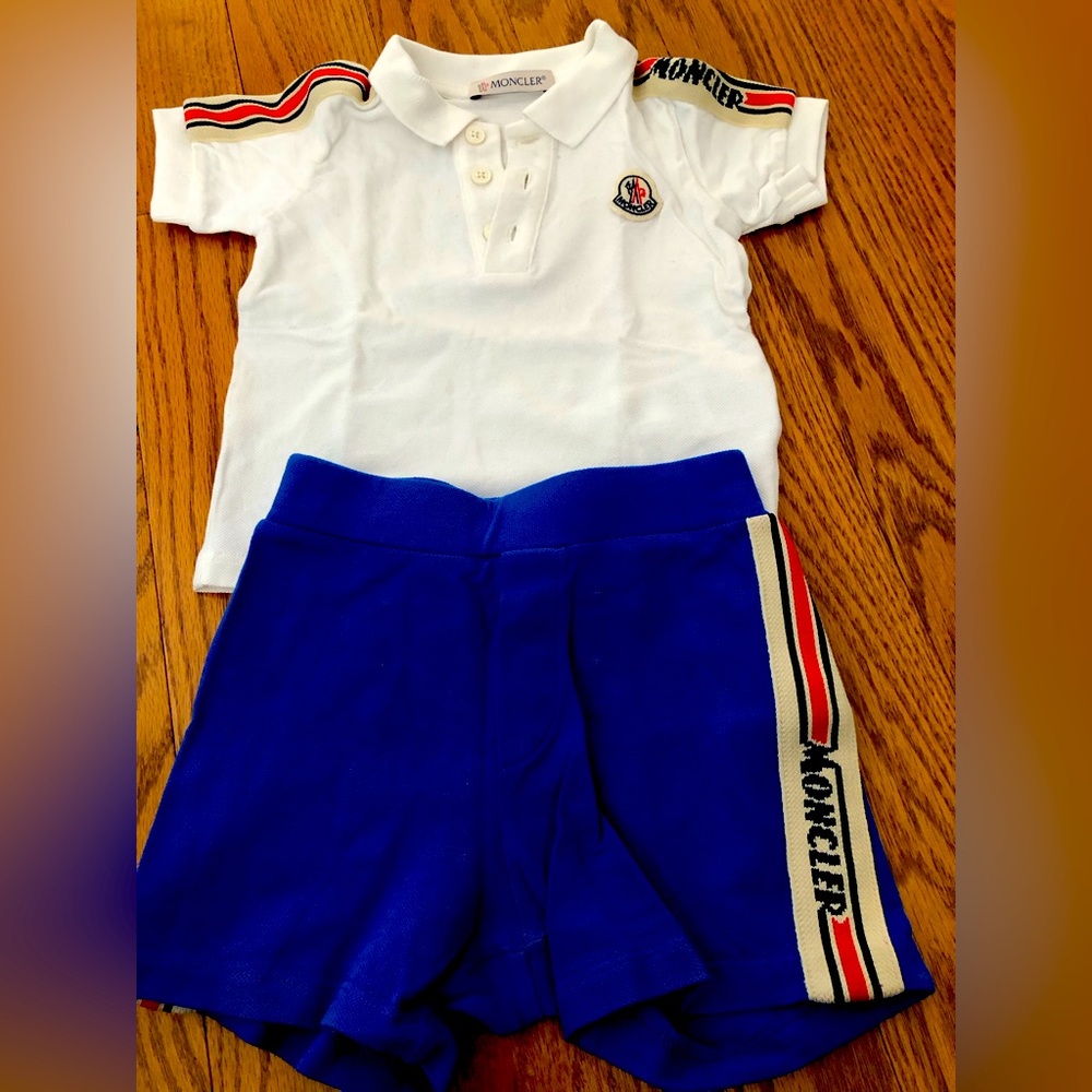 6-9 month boy Moncler short set